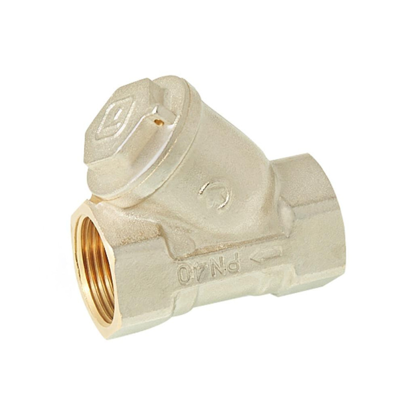 Фільтр механічного очищення косий ITAL 1/2", нікель image