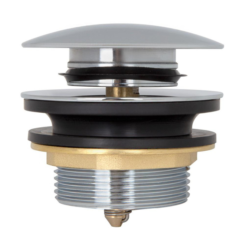 Донний клапан ITAL HF1056, автомат,  Ø70мм, 1 1/2", латунь, хром