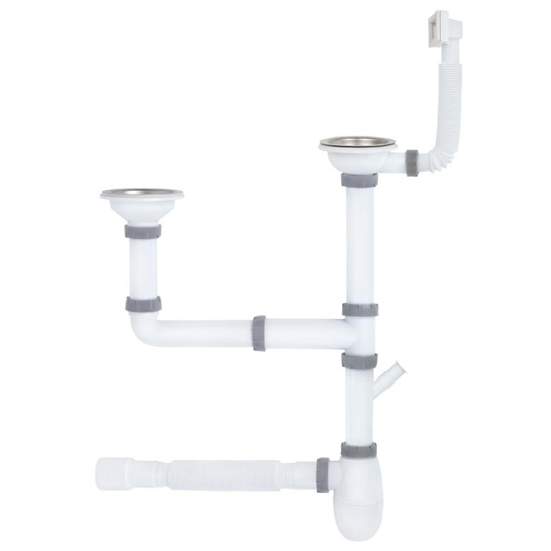 Сифон для кухонної мийки ITAL K1116D, 1/2"х40