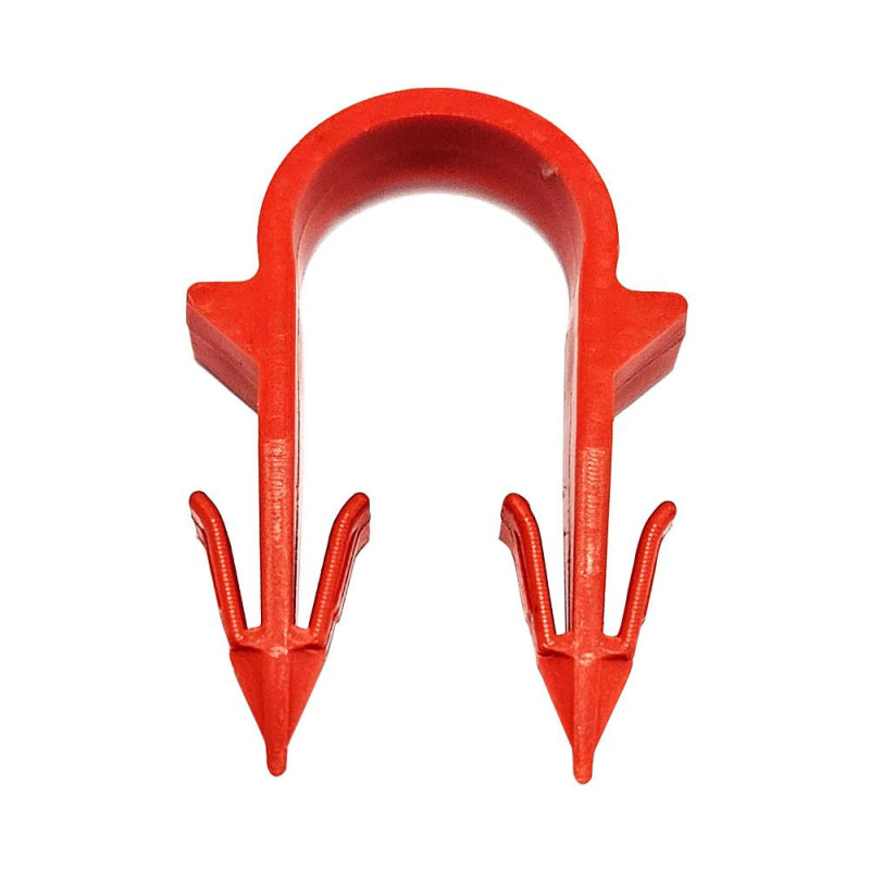 Anchor bracket ITAL for underfloor heating, 50 mm, long, reinforced, red image