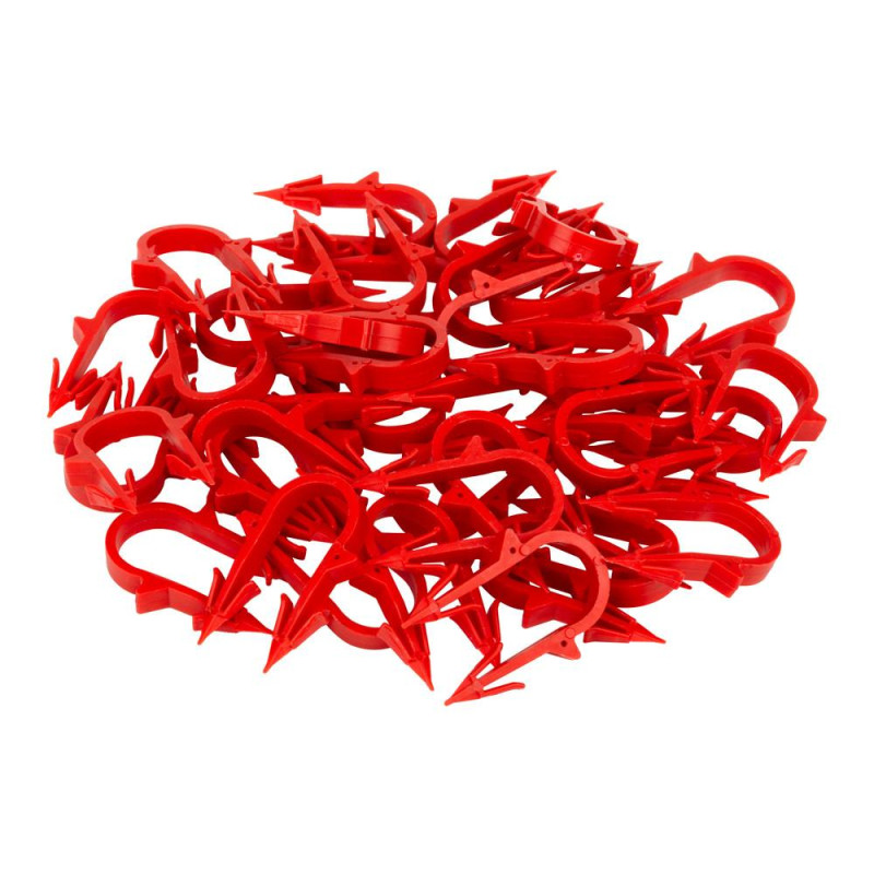 Anchor bracket ITAL for underfloor heating, 50 mm, long, reinforced, red image