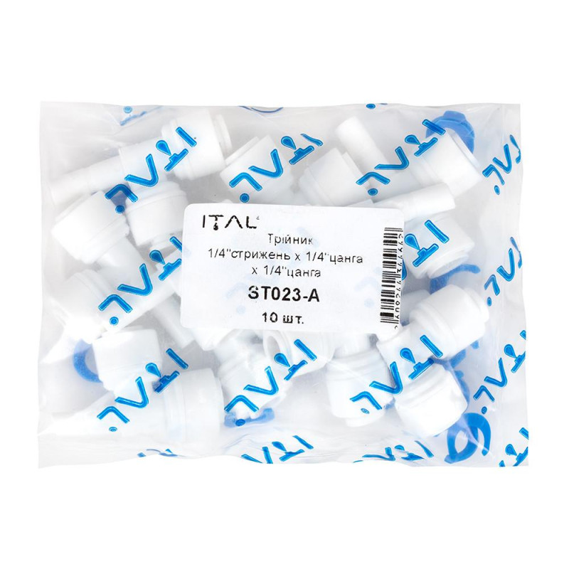 Фітинг трійник ITAL 1/4"G x 1/4"Q x 1/4"Q (ST023A) image