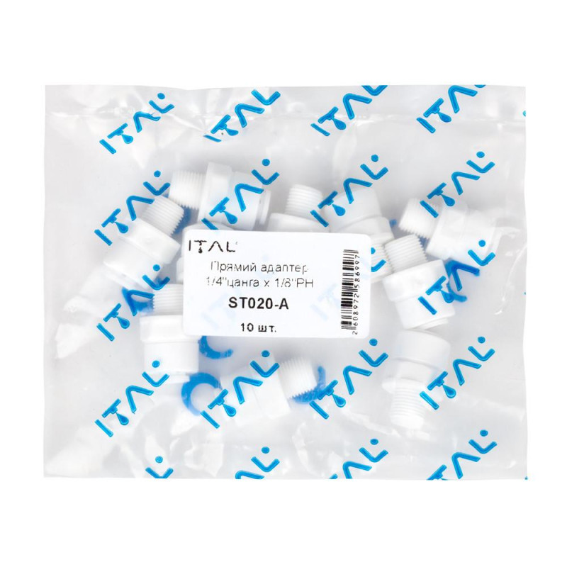 Прямий фітинг ITAL 1/4"Q x 1/8"РЗ (ST020-A) image
