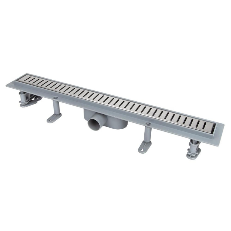 Душовий трап ITAL IT13-FT01/300, 300х70х67мм, ABS пластик, сірий