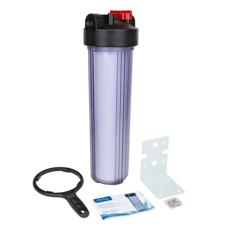 Колба механічної очистки ITAL FH20BB-CL BigBlue 4,5"x20" - 1", прозора image