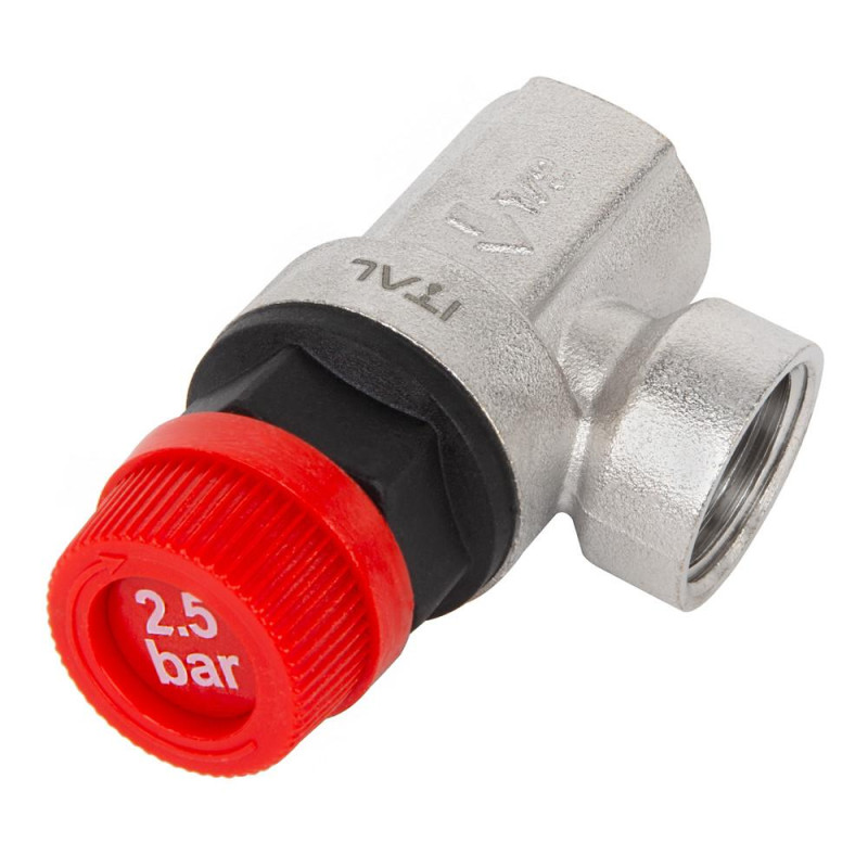 Запобіжний клапан ITAL IT01-01603, ВВ, 1,5 бар, 1/2", нікель image